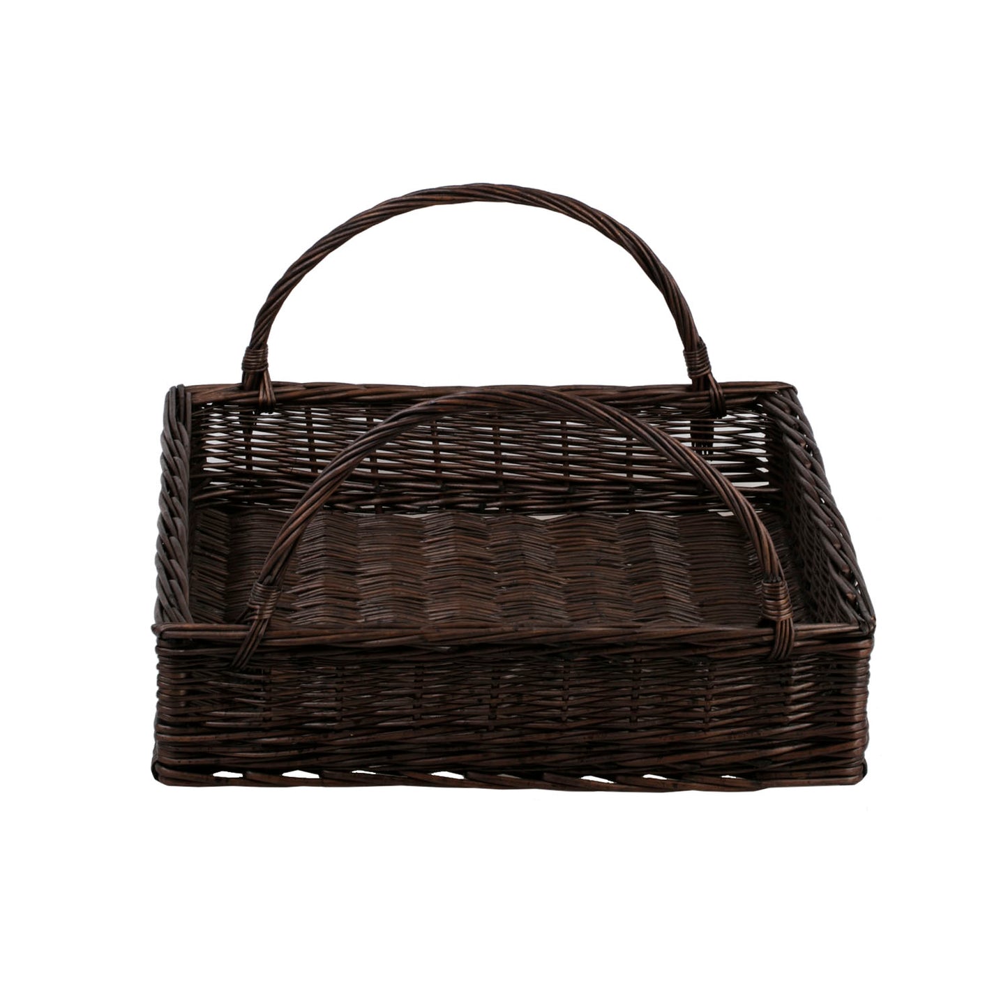 Allium wicker tray, baking basket, display basket with handles TheWickerStories