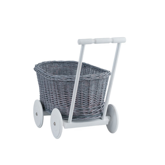 Luna wicker doll stroller