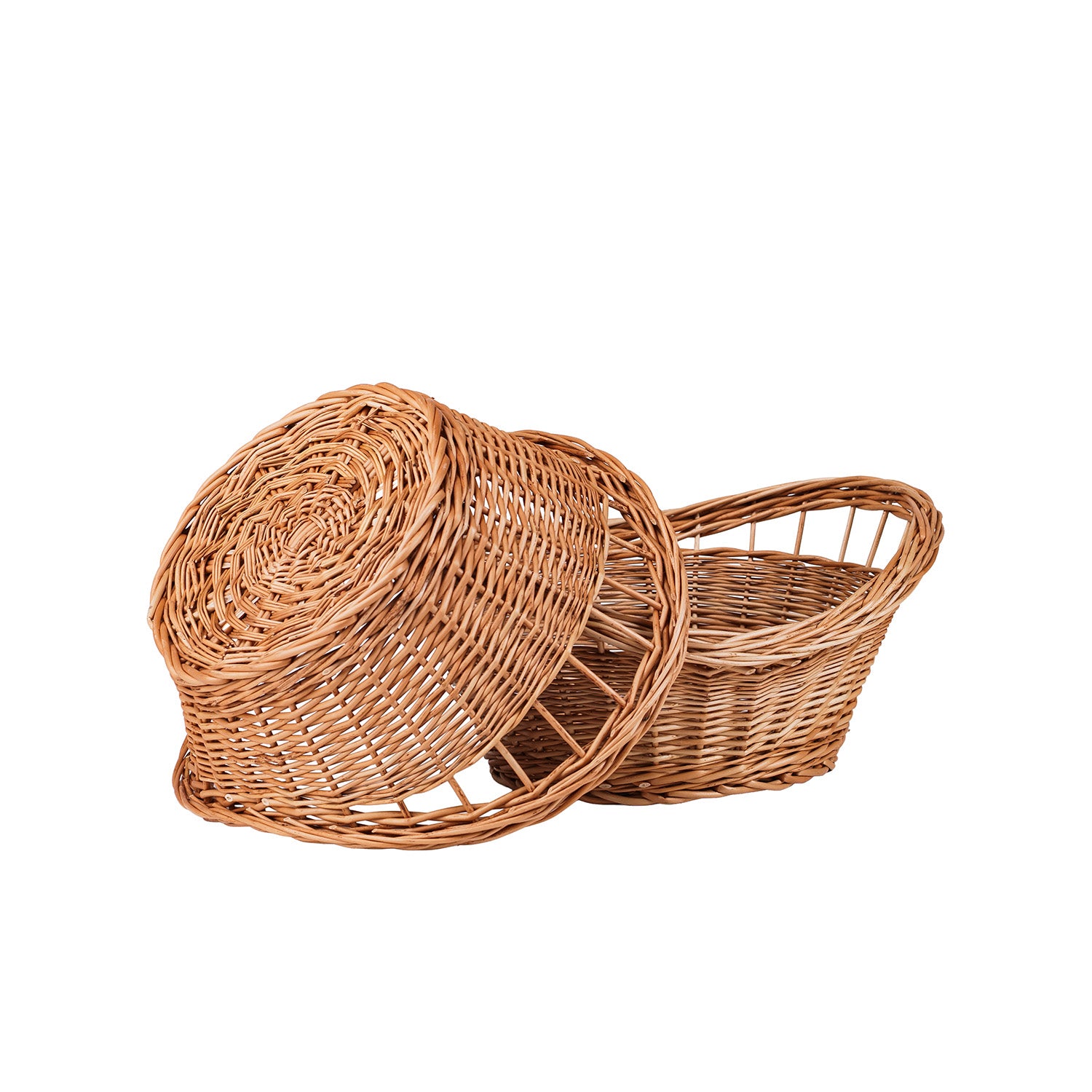 panier en osier pour pain – lot de 2, pour exposition en HoReCa