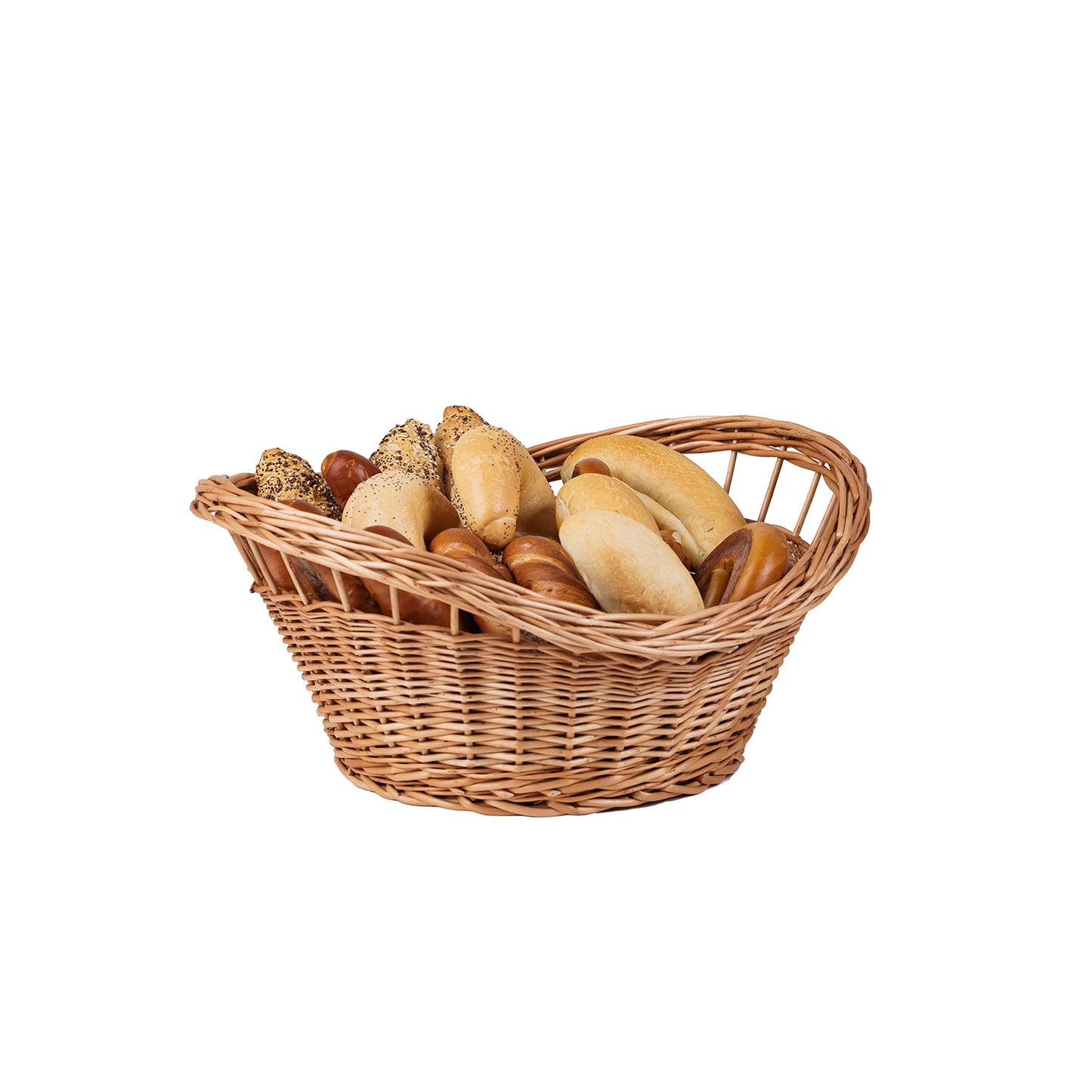 Trolloria wicker bread basket – set of 2, for display in HoReCa TheWickerStories