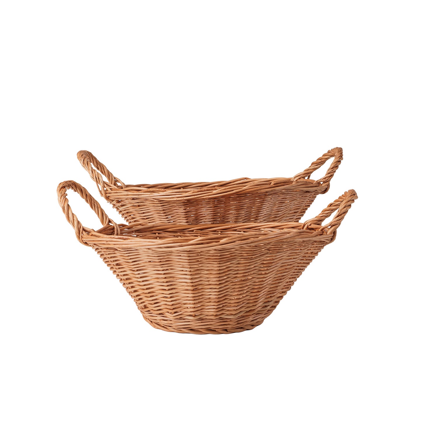 Tivarius wicker set of 2 baskets for storage and display – TheWickerStories