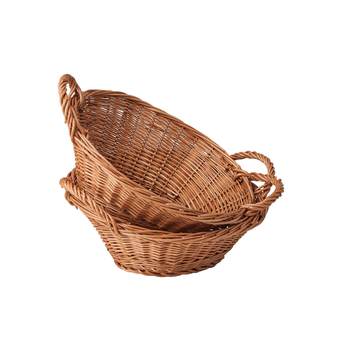 Tivarius wicker set of 2 baskets for storage and display – TheWickerStories