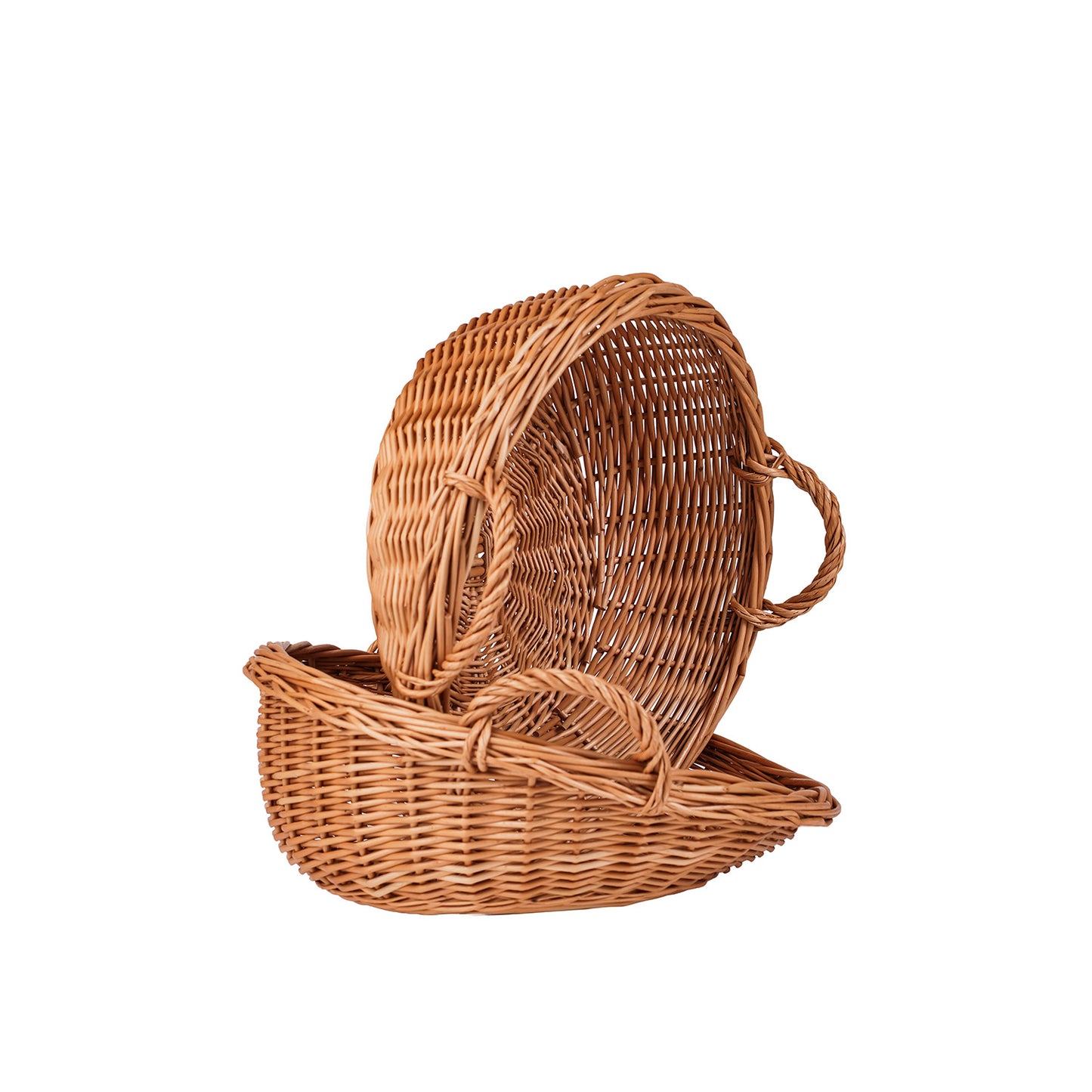 Tivorius wicker bread basket for HoReCa display, set of 2 TheWickerStories