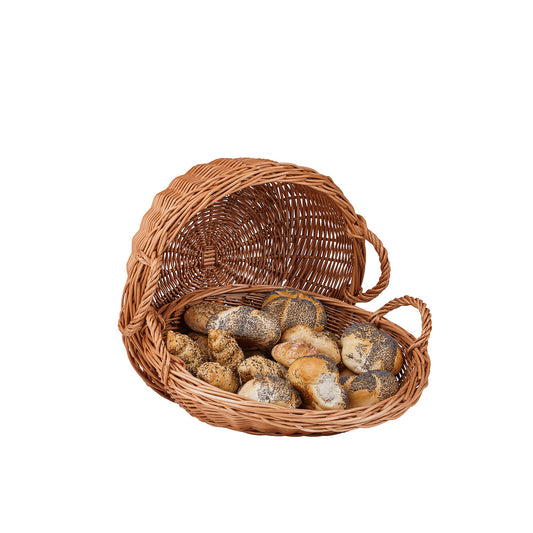 Tivorius wicker bread basket for HoReCa display, set of 2 TheWickerStories