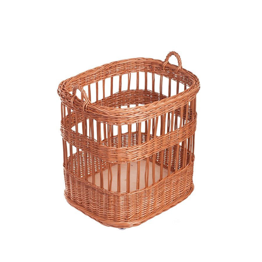 Bivellius wiklinowy kosz na bagietki do ekspozycji w piekarni i HoReCa TheWickerStories