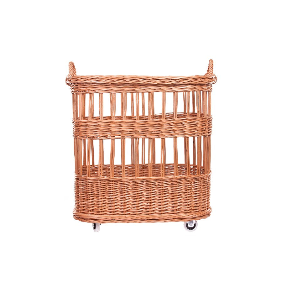 Bivellius wiklinowy kosz na bagietki do ekspozycji w piekarni i HoReCa TheWickerStories