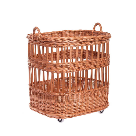 Bivellius wiklinowy kosz na bagietki do ekspozycji w piekarni i HoReCa TheWickerStories