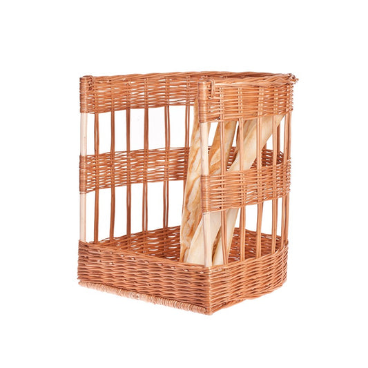 Brivi Rieten broodmand voor stokbroden, voor winkel en bakkerij