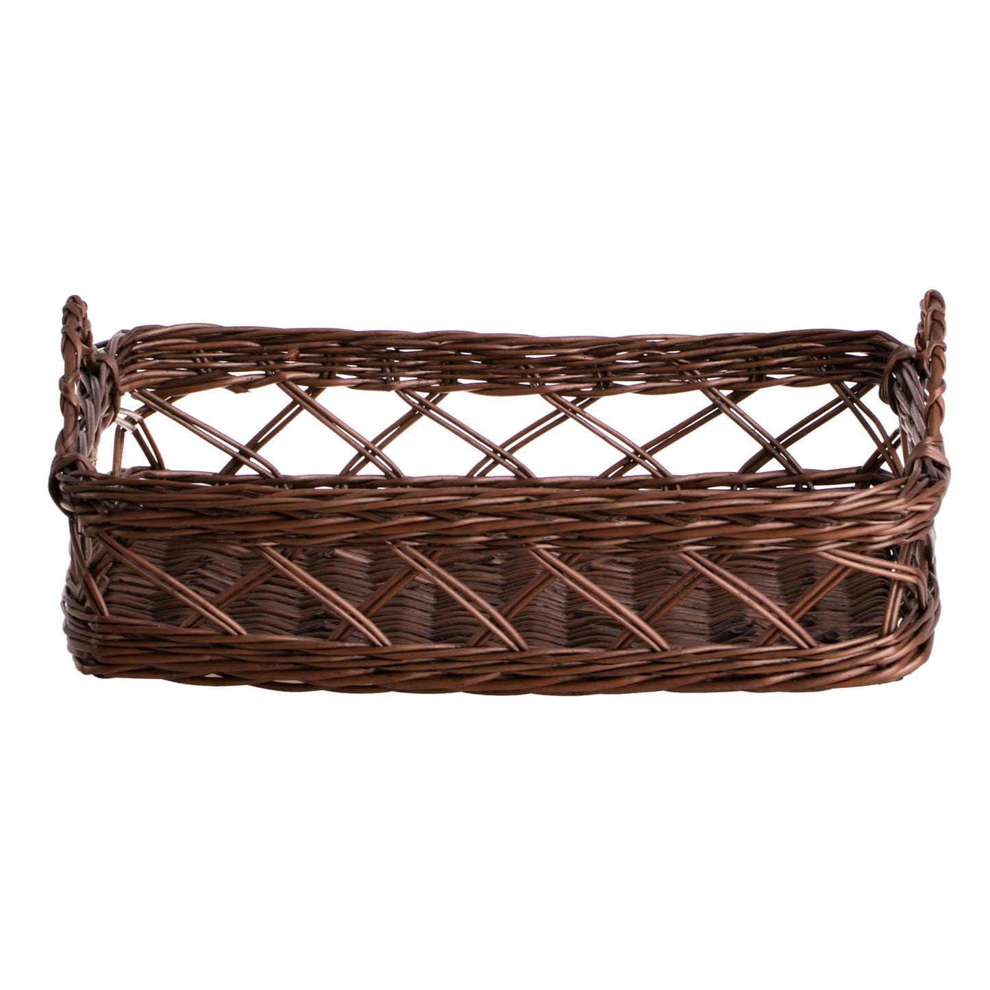 Arvina wicker serving basket with handles