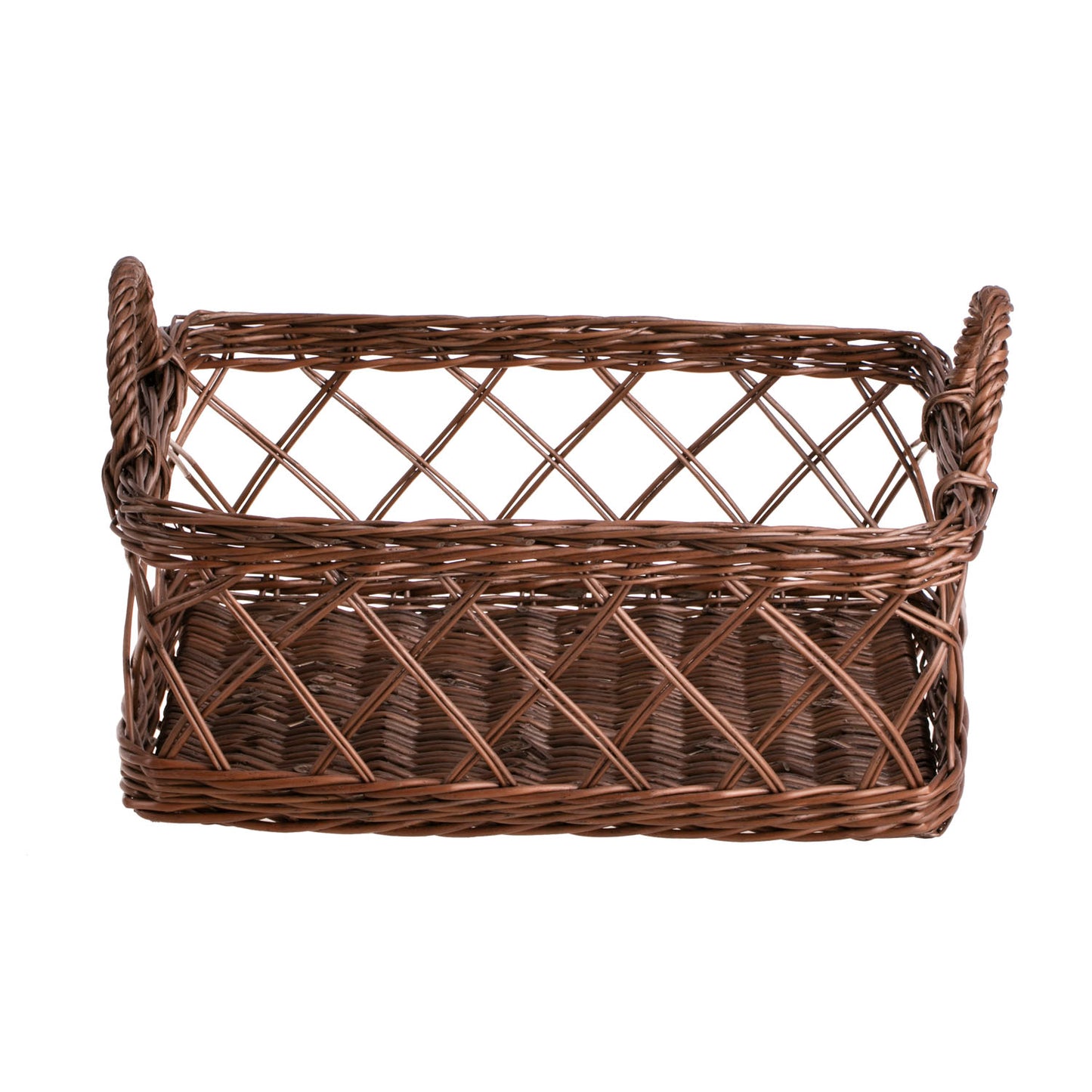 Arvina wicker breakfast and coffee serving basket with handles