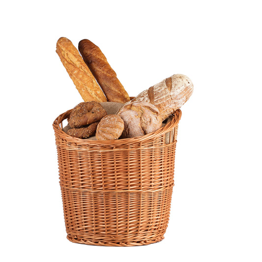Bassa set of 2 wicker baguette baskets