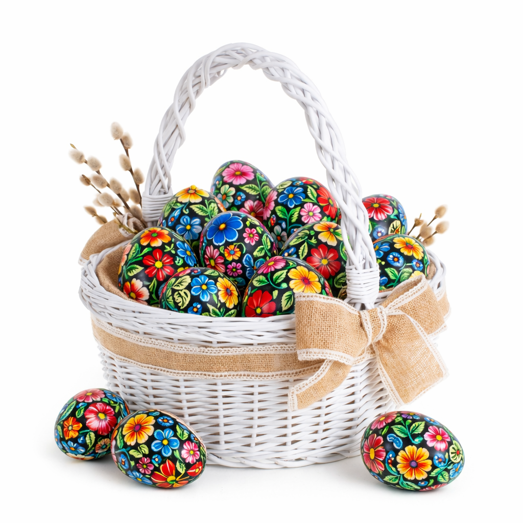 Zalvina cesto de vime para ocasiões especiais, com acabamento em juta e alça TheWickerStories