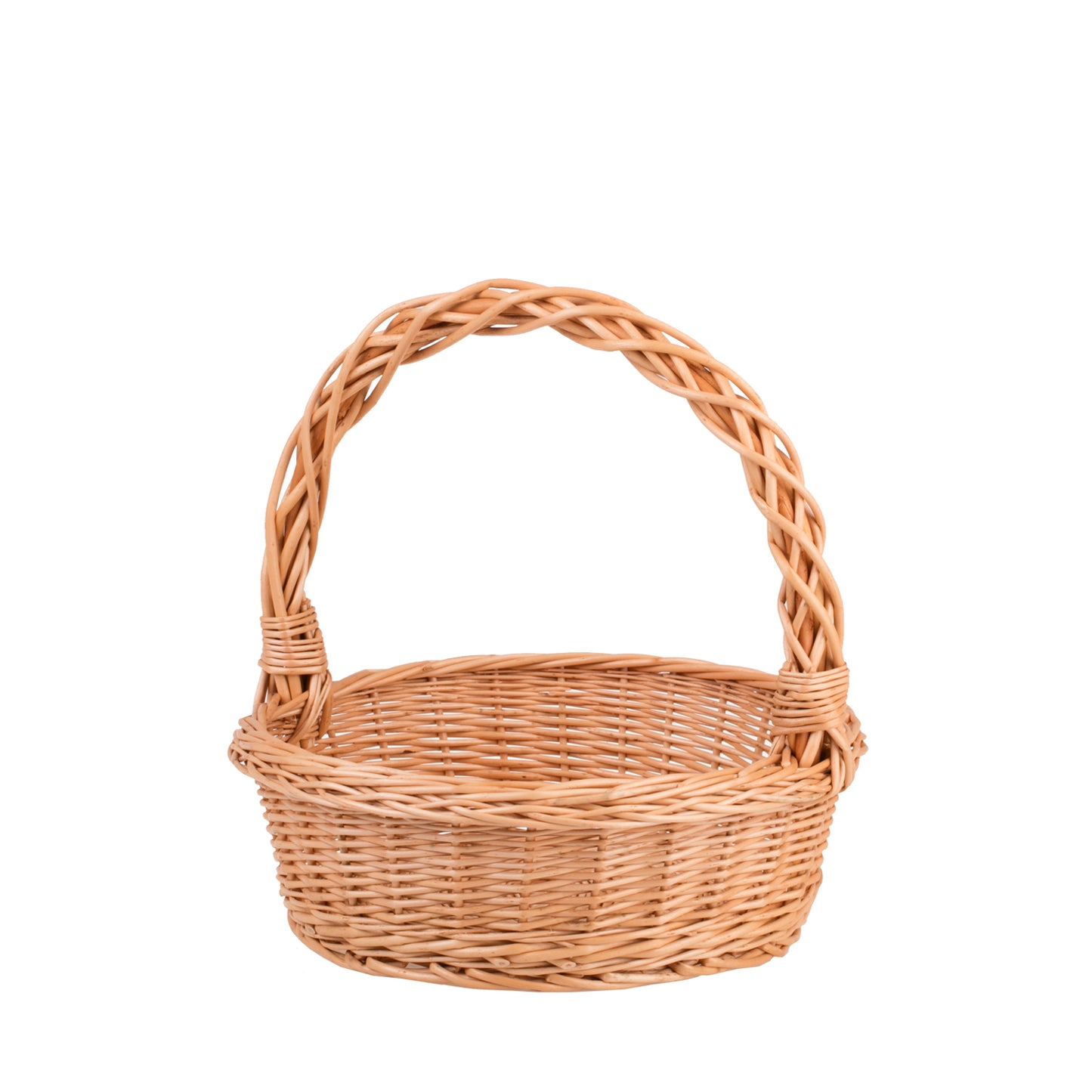 Zalvina wiklinowy kosz prezentowy na uroczystości z rączką, zestaw 2 sztuk TheWickerStories