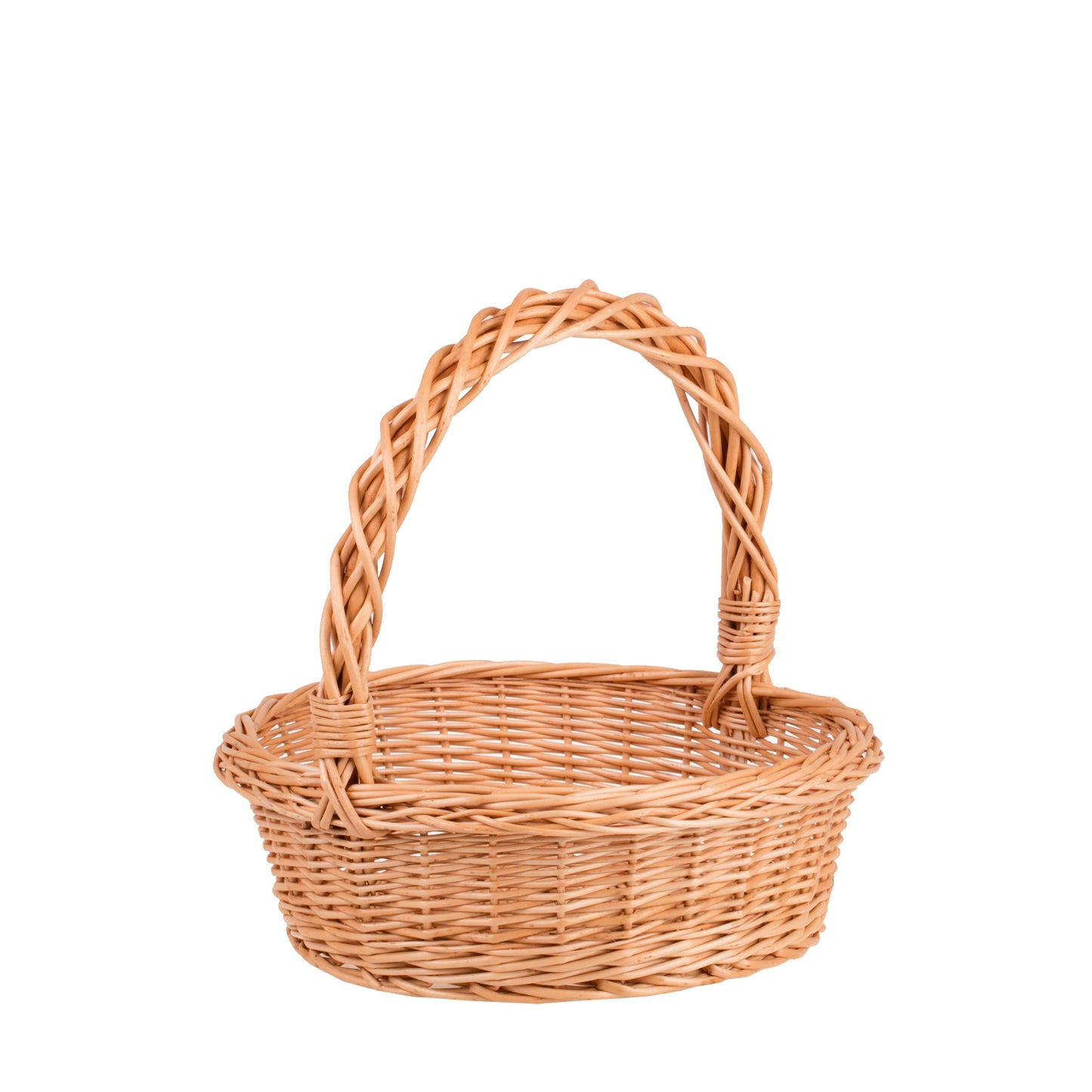 Zalvina wiklinowy kosz prezentowy na uroczystości z rączką, zestaw 2 sztuk TheWickerStories