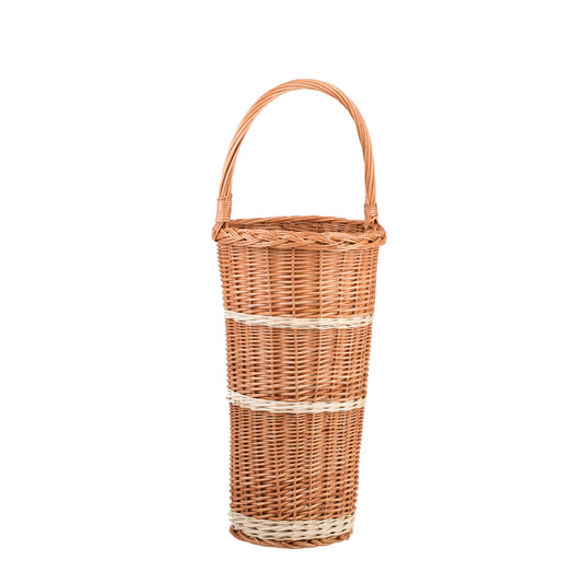 Vulpes panier en osier pour parapluies avec poignée