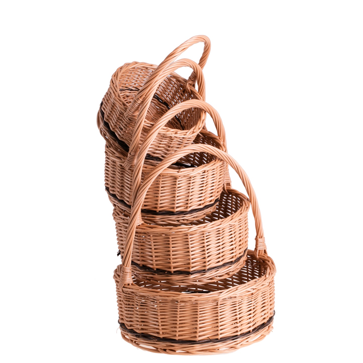 Zivora geflochtener Osterkorb für die Weihe, mit Griff TheWickerStories