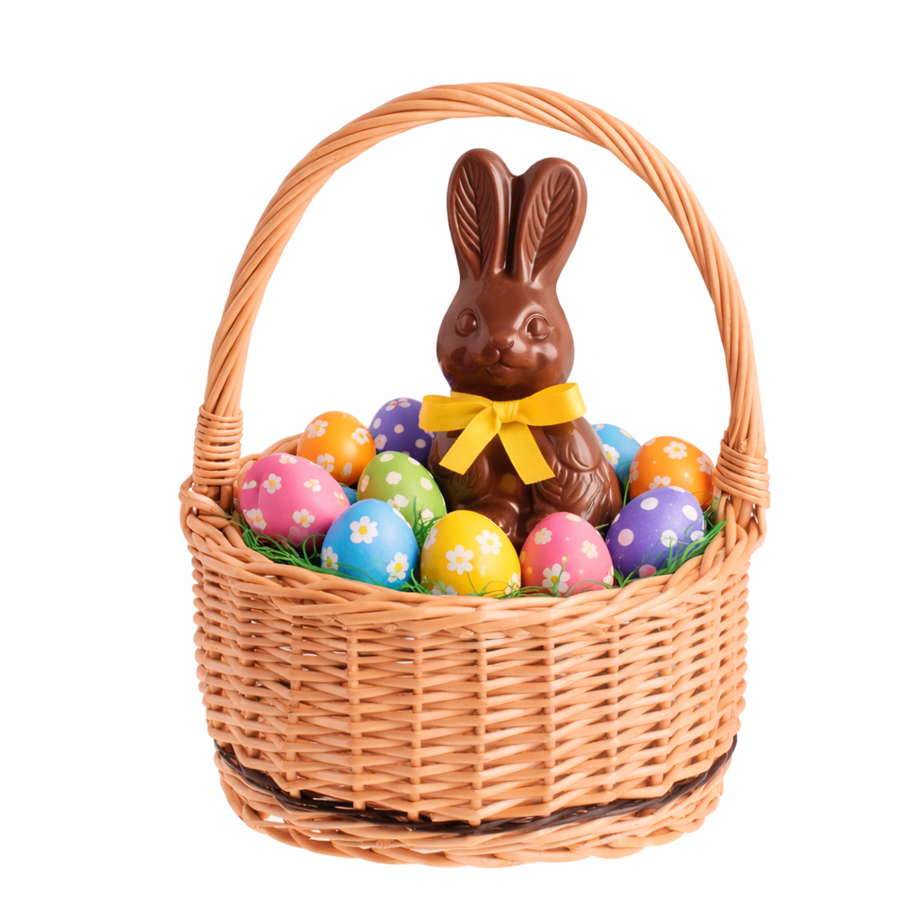 Zivora geflochtener Osterkorb für die Weihe, mit Griff TheWickerStories