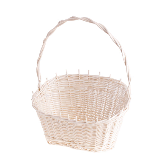 Zorilla wicker basket with handle