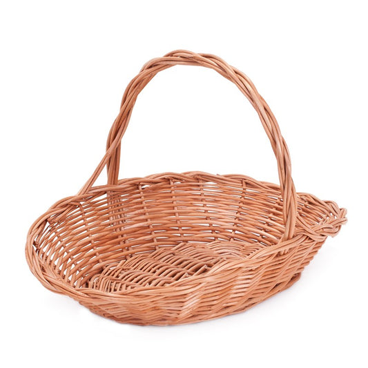 Zarila Rieten cadeau- en fruitmand met hengsel