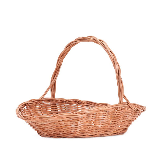 Zarila Rieten cadeau- en fruitmand met hengsel