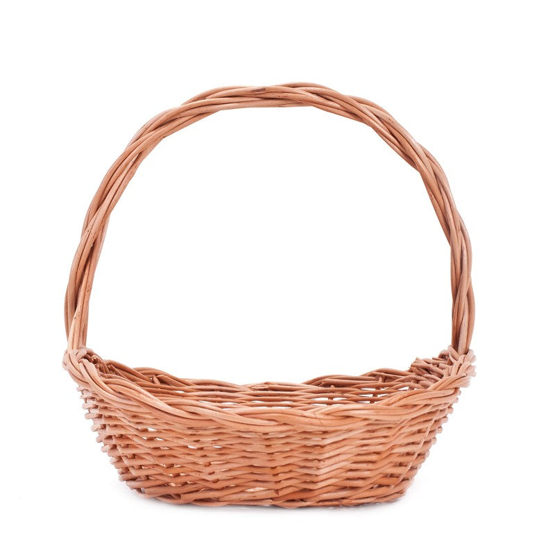 Weidenkorb für Geschenke und Obst mit Henkel