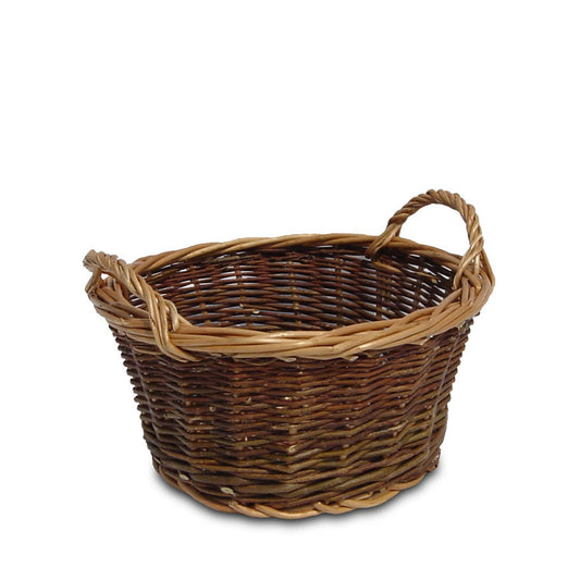 rieten mand, plantenpot-hoes voor tuin en balkon