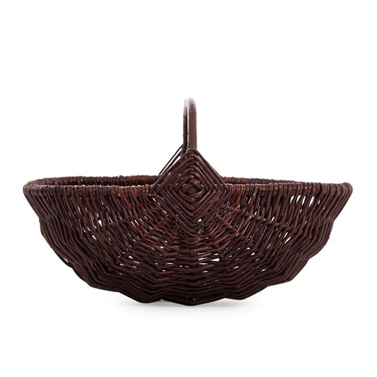 Victoria wicker garden basket with handle