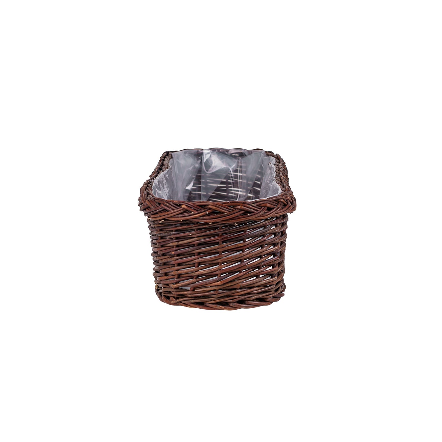 Fivina ensemble de housses en osier pour pots avec doublure en film plastique, lot de 3. TheWickerStories