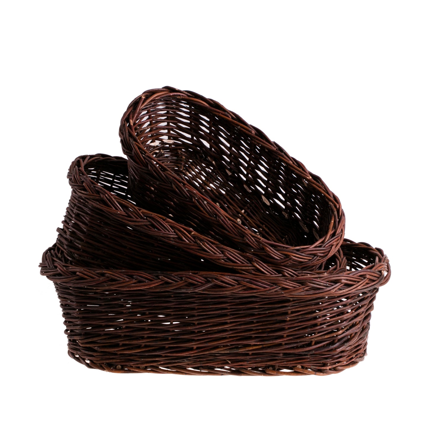 Zenturia Weidenkorb für Blumen für Garten und Balkon TheWickerStories