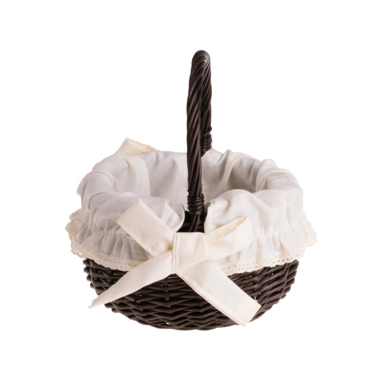 flettet påskekurv til velsignelse, med hank og kant,