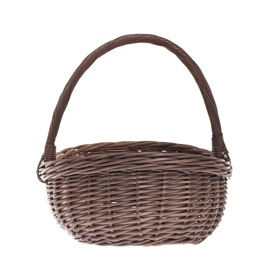 Wenevre panier en osier pour les courses avec poignée
