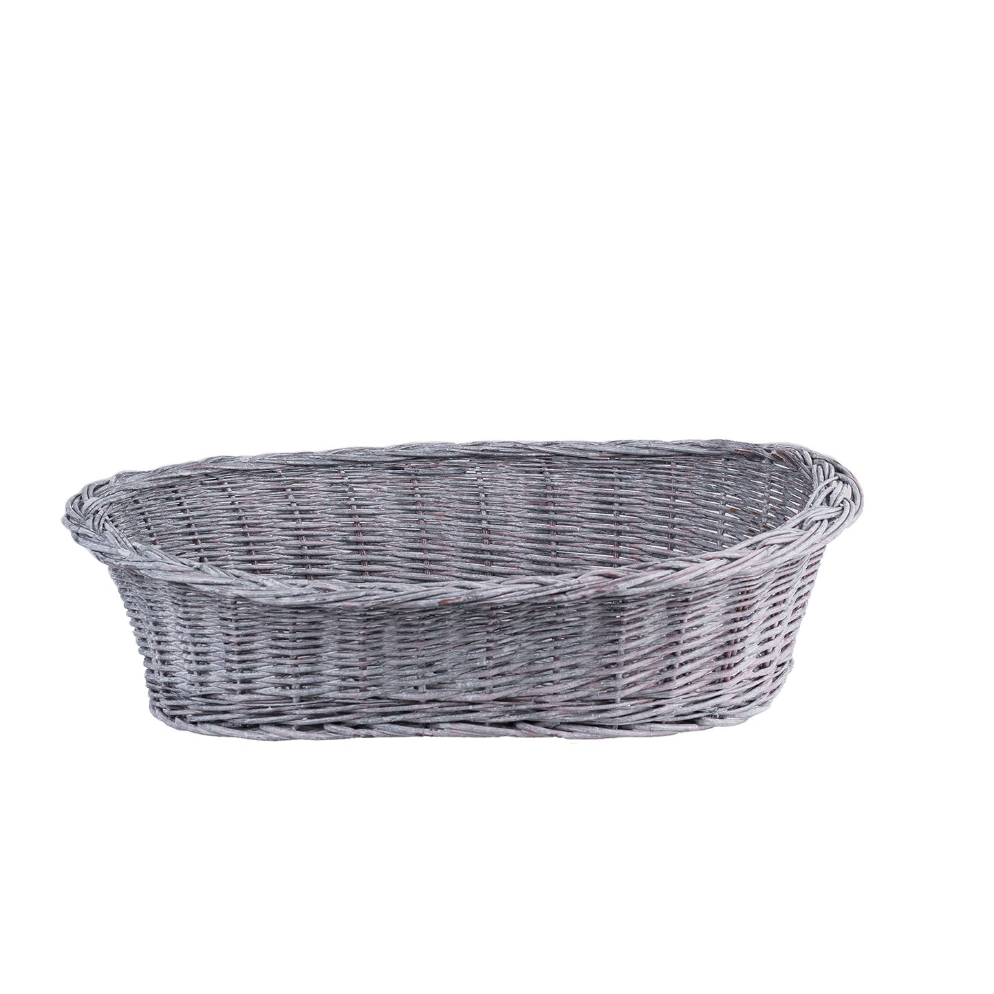 Enovia panier en osier pour chien et chat avec coussin et entrée abaissée