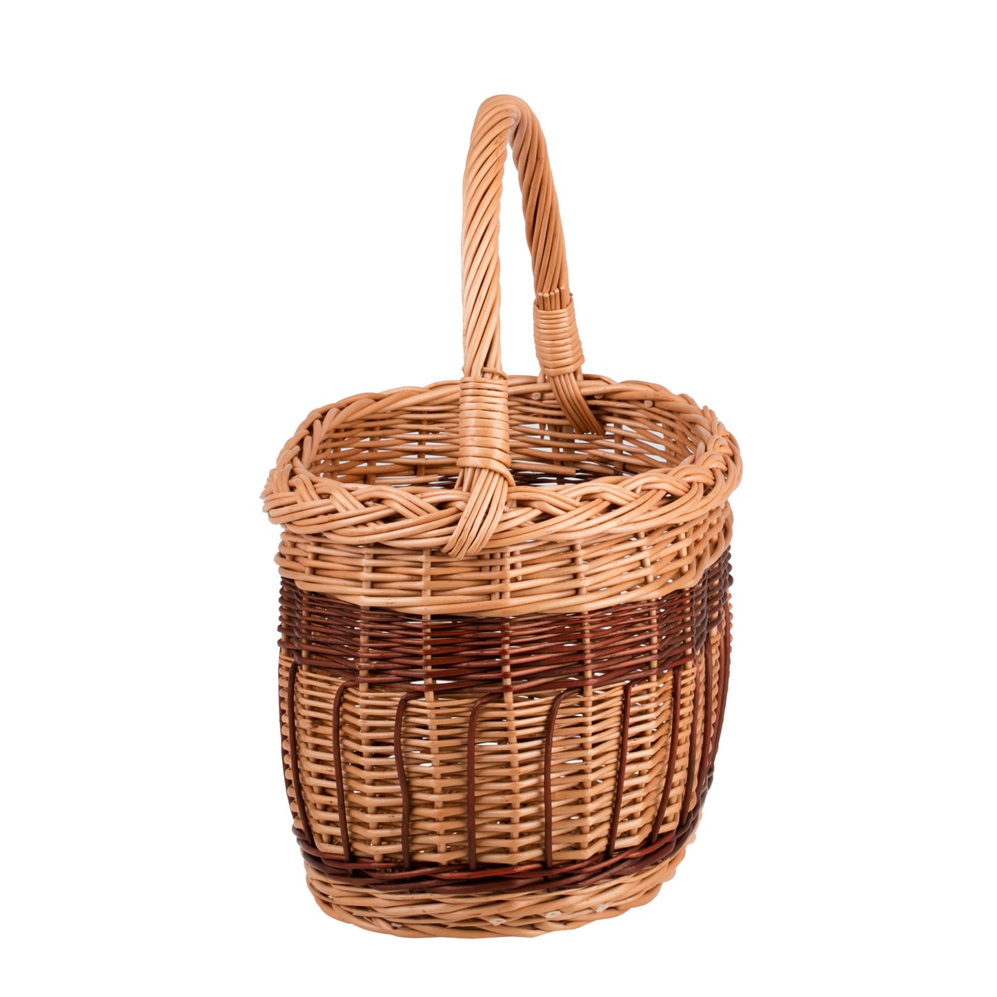 Wictorissa panier de courses avec poignée en osier