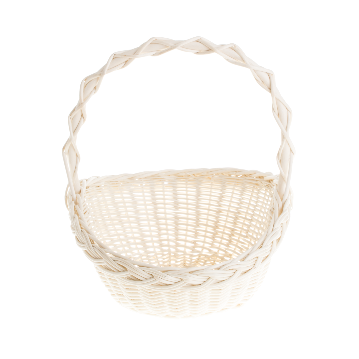 Weiden-Geschenkkorb mit Henkel für Blumen und Präsente