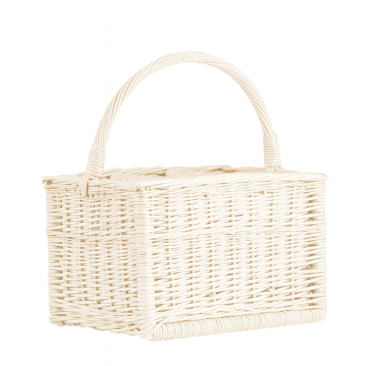Gionella wicker bottle basket with dividers and handle TheWickerStories