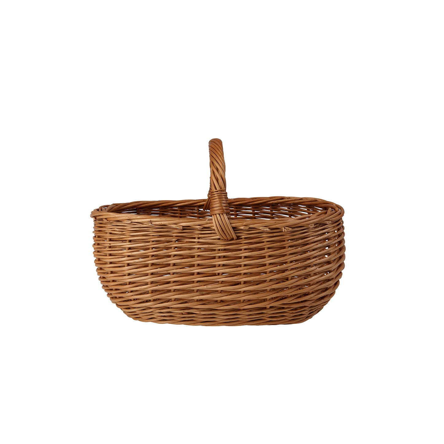 Felis wiklinowy kosz na drewno do kominka TheWickerStories