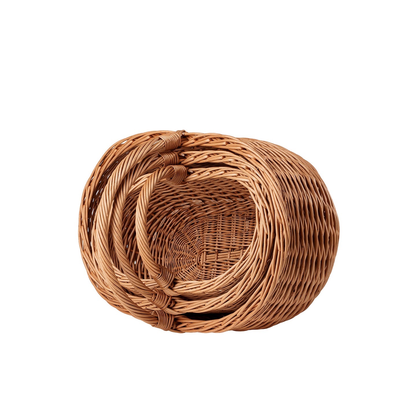 Felis wiklinowy kosz na drewno do kominka TheWickerStories