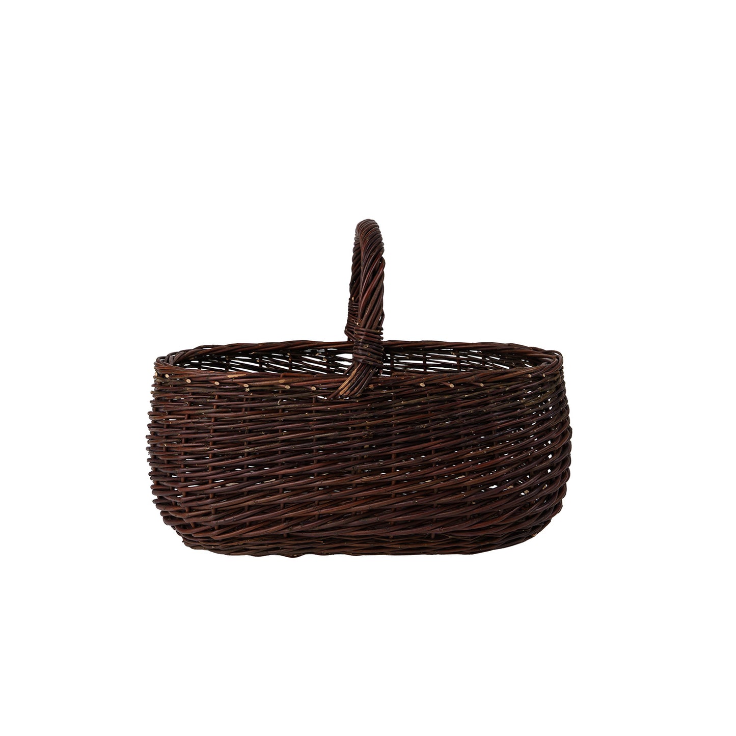 Felis wiklinowy kosz na drewno do kominka TheWickerStories