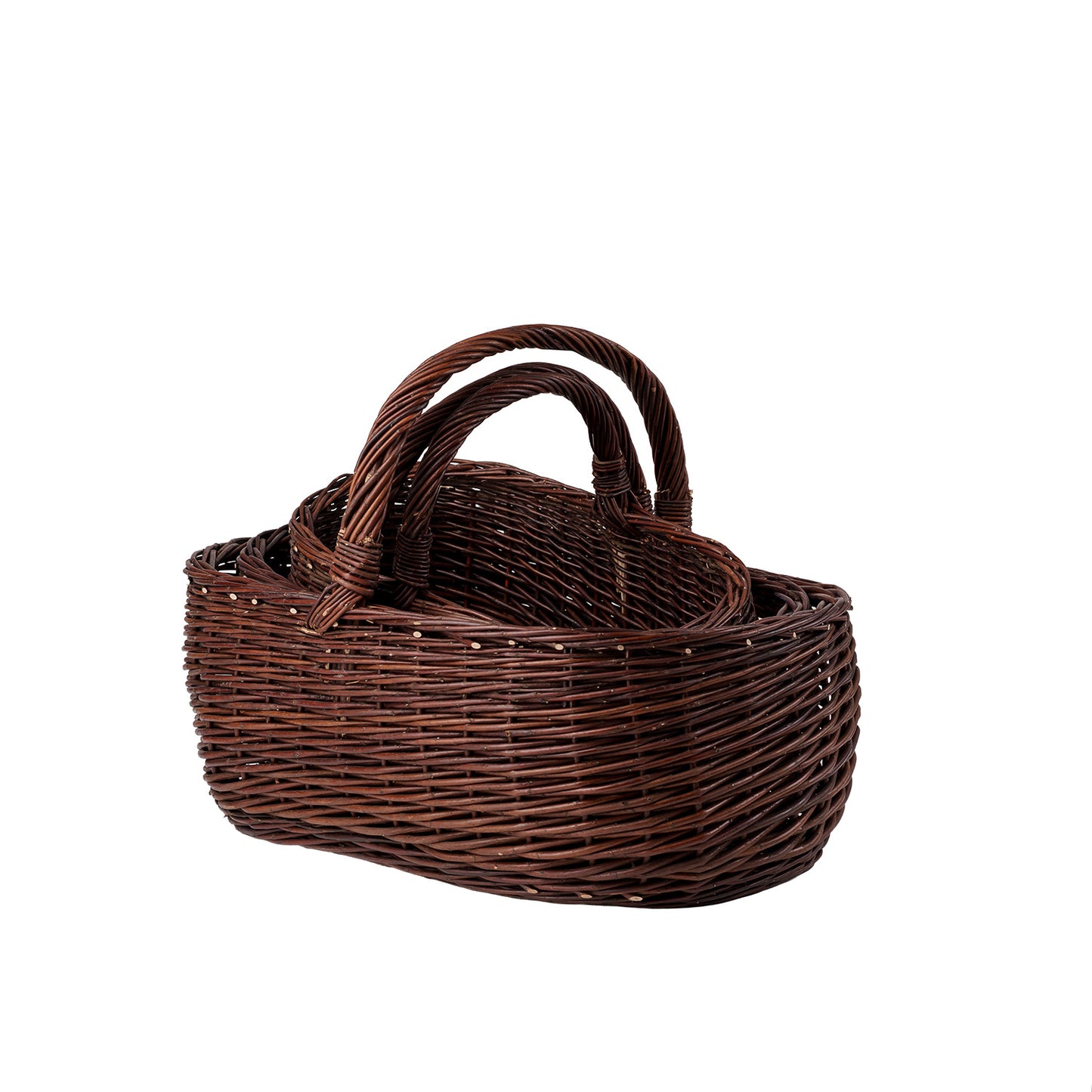 Felis wiklinowy kosz na drewno do kominka TheWickerStories