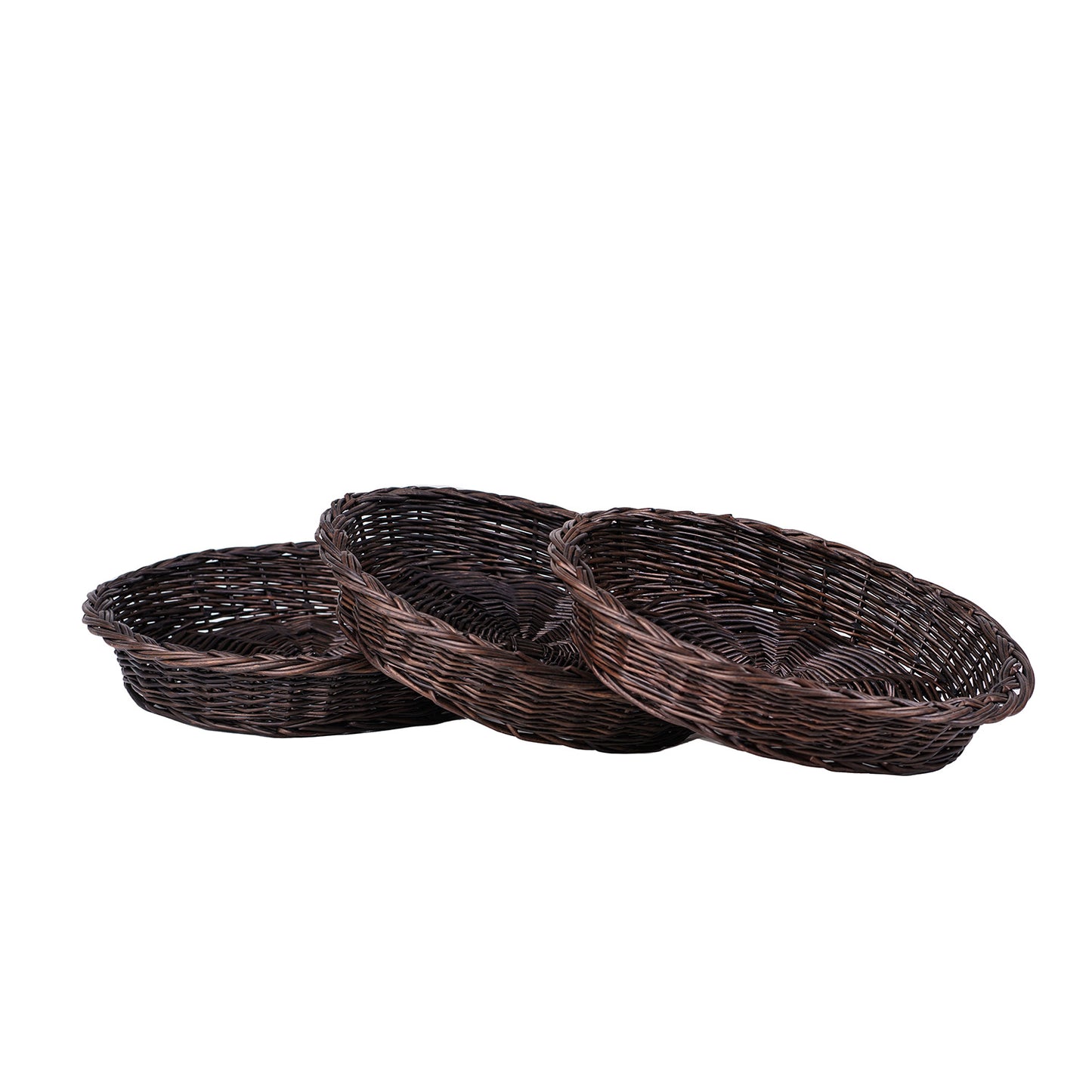 Tormina wiklinowy kosz na pieczywo – zestaw 3 sztuk do ekspozycji TheWickerStories