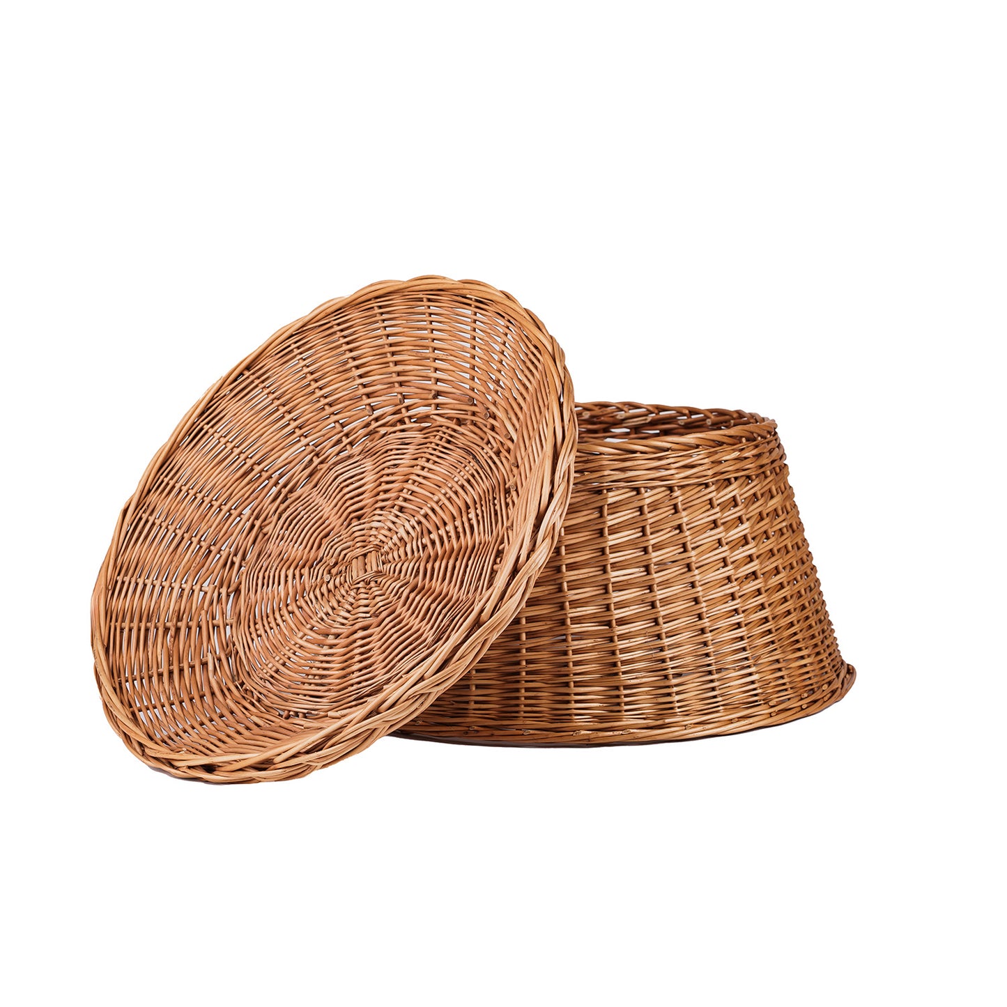 Turina wiklinowy kosz na pieczywo do ekspozycji w piekarni i sklepie TheWickerStories