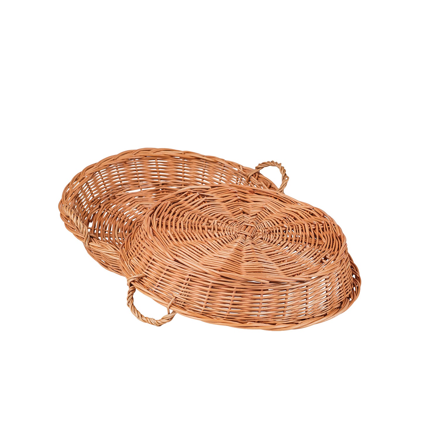 Lari wicker bread display basket, set of 2 pcs. TheWickerStories