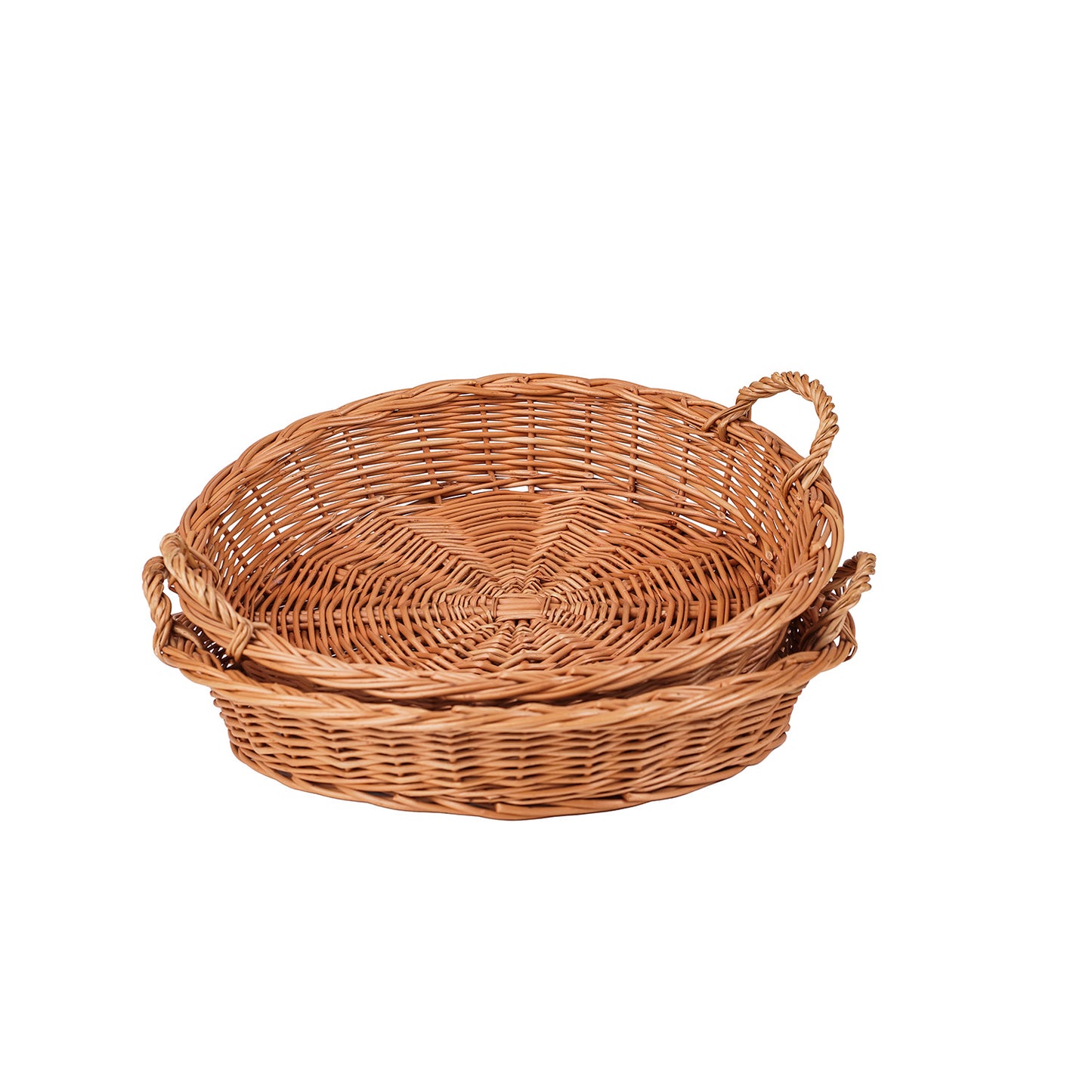 Lari wicker bread display basket, set of 2 pcs. TheWickerStories