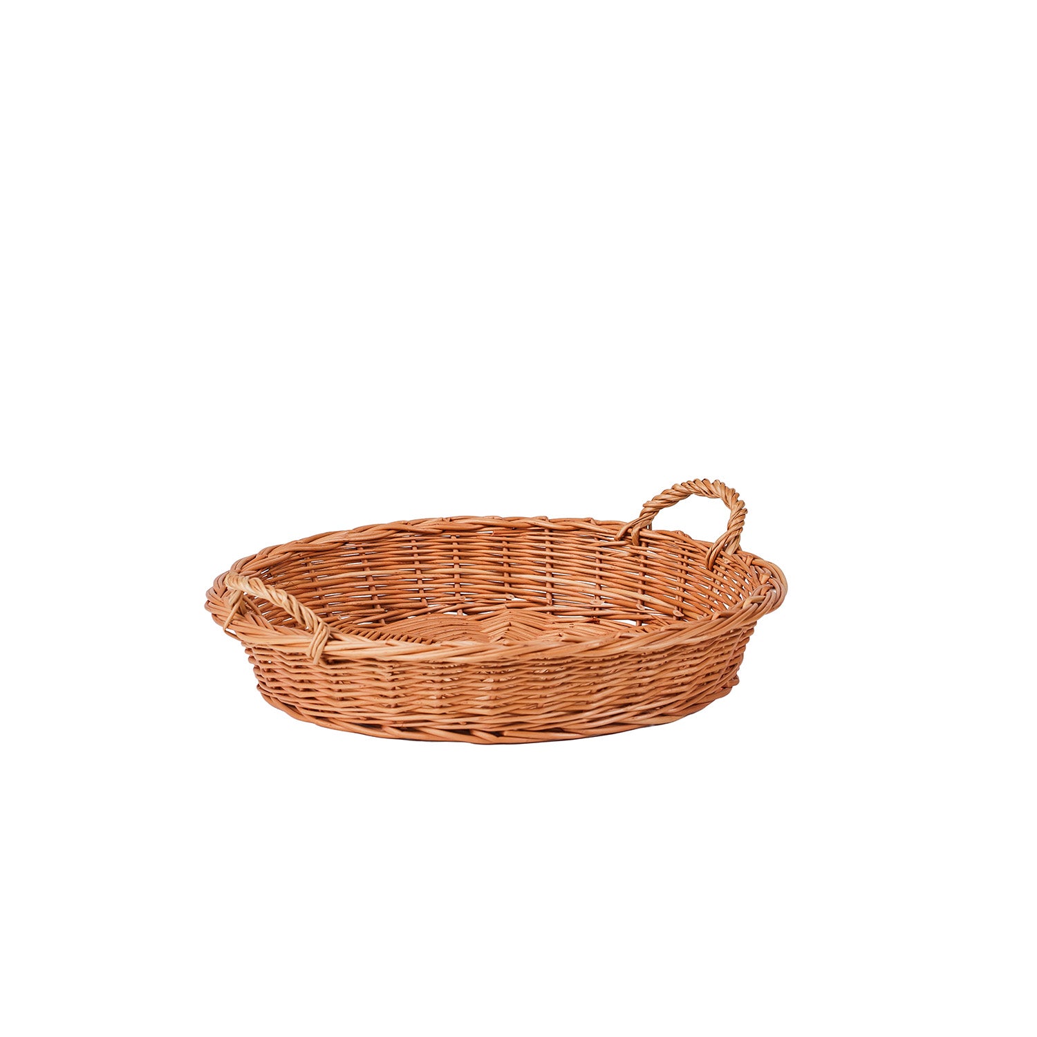 wicker bread display basket, set of 2 pcs.