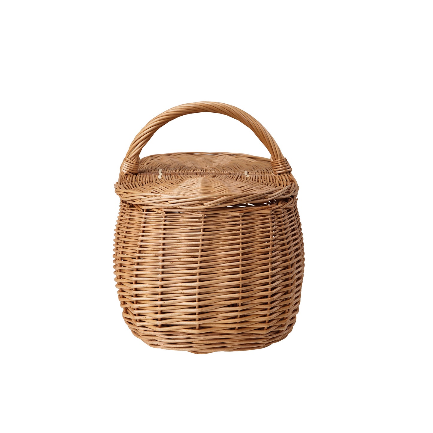 Kardia Picknickkorb aus Weide mit Deckel und Griff