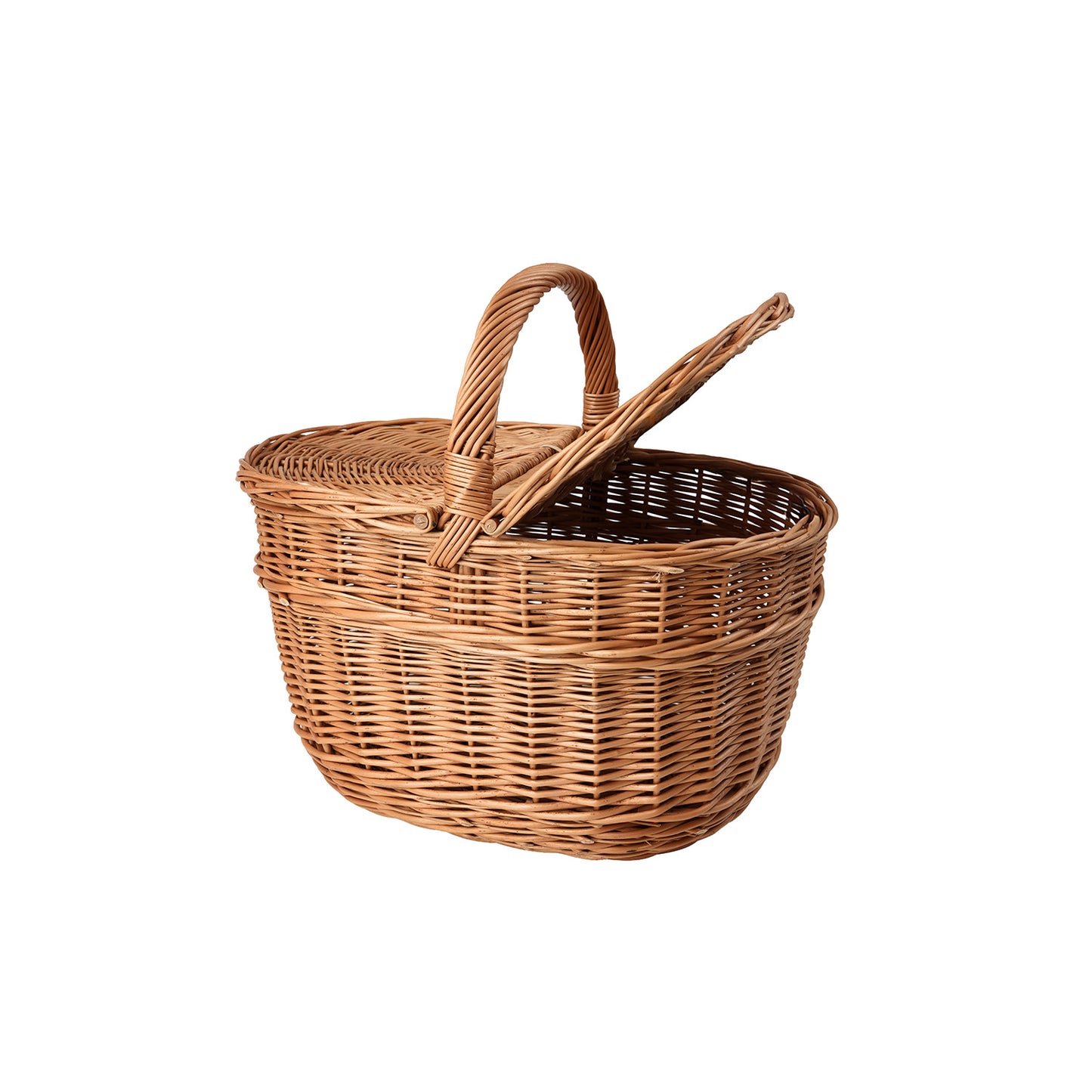 Kastalia picnickorb aus Weide mit Deckel und Henkel TheWickerStories