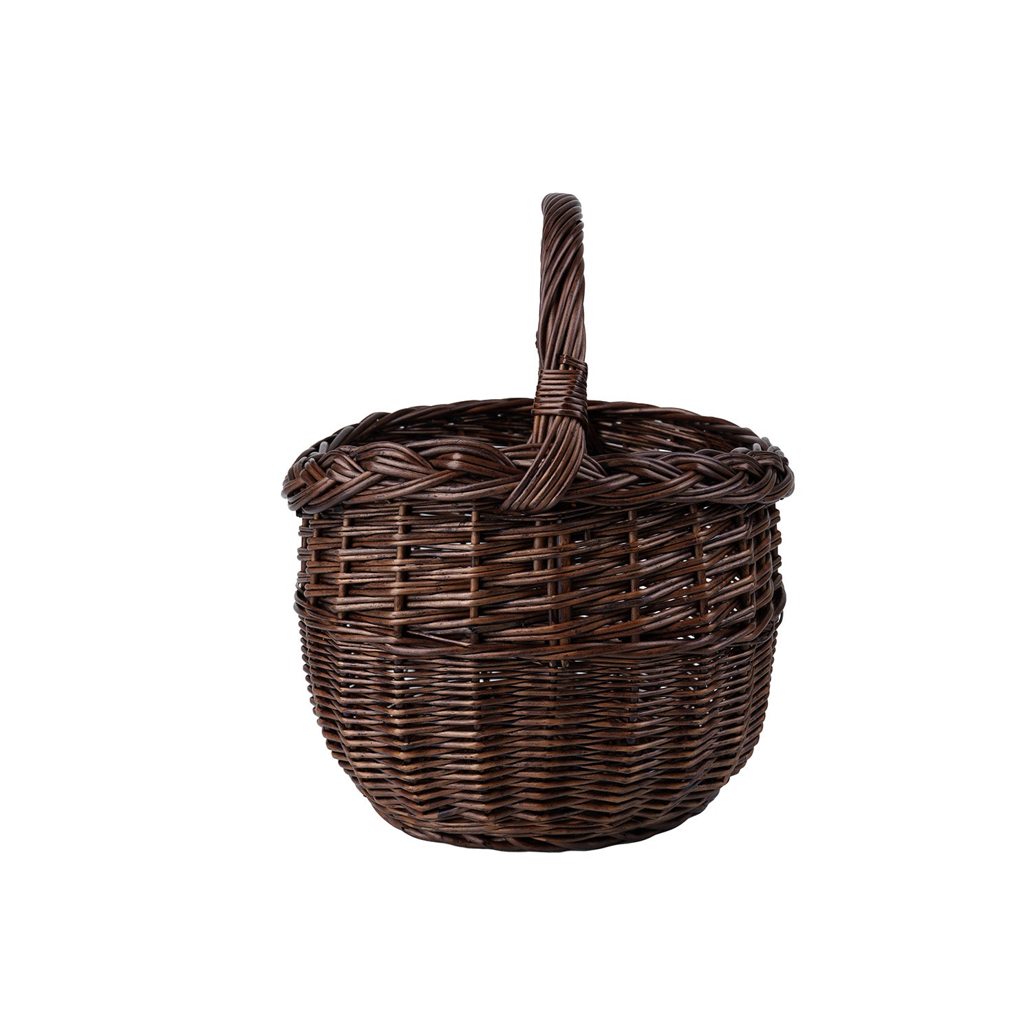 Weiden-Einkaufskorb, Picknickkorb mit Henkel