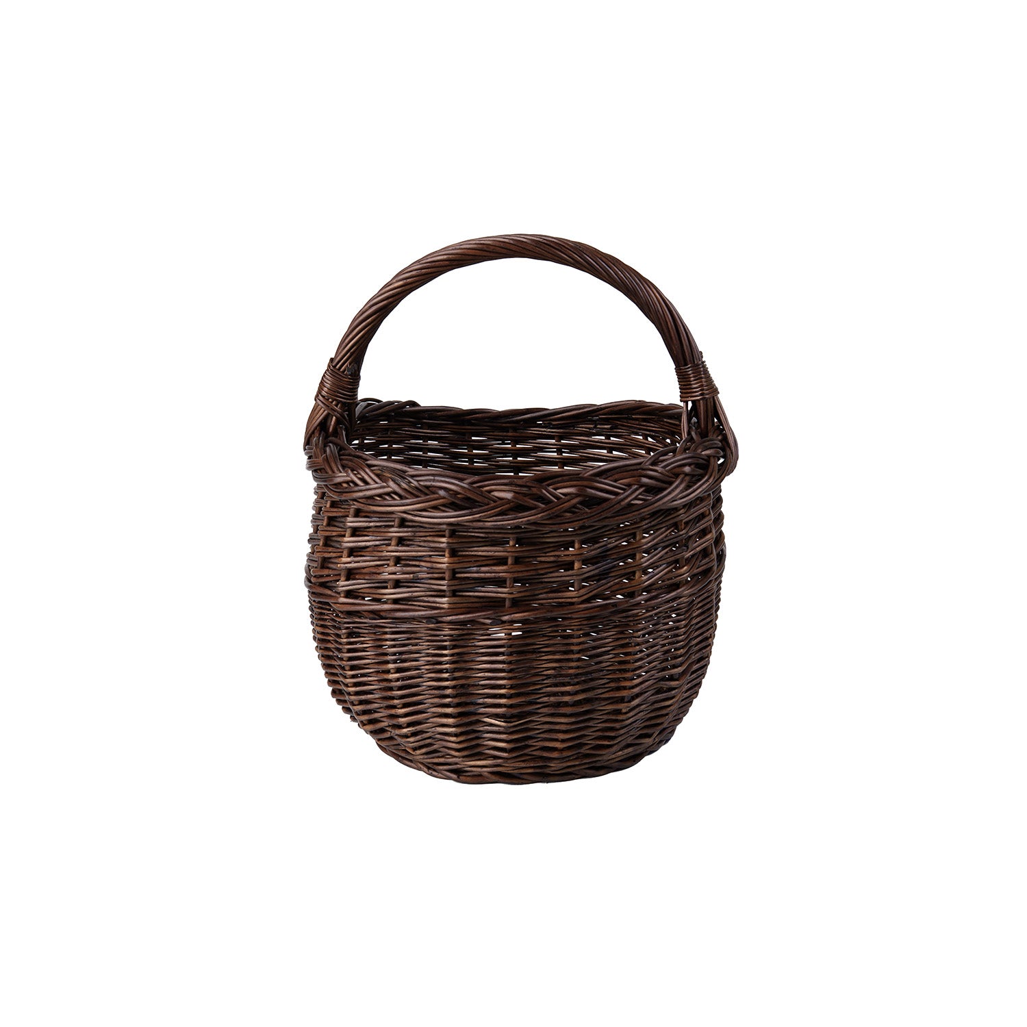 Weiden-Einkaufskorb, Picknickkorb mit Henkel