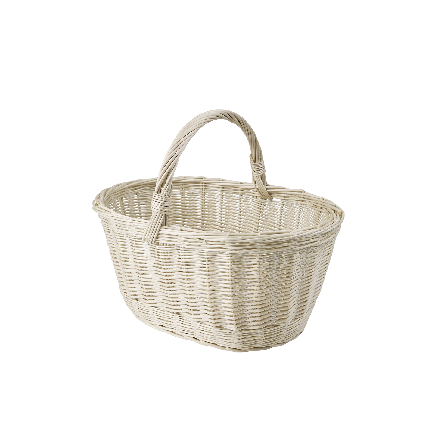 Walerissa kosz na zakupy z rączką wiklinową