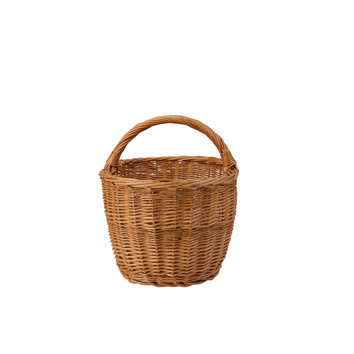 Einkaufskorb mit Weidengriff